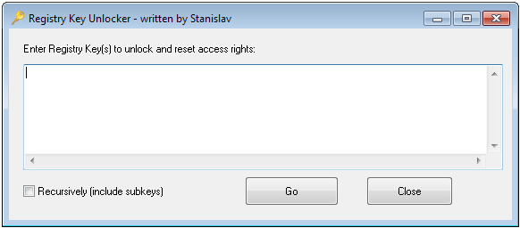 Registry Key Unlocker